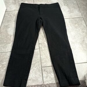Banana Republic Sloan black cropped pants. Size 8